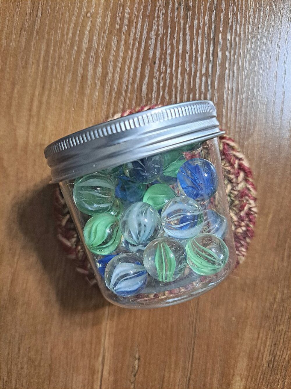 32 Mixed Color Craft Glass Marbles